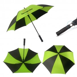 60" Windproof Square Golf Umbrella with Logo