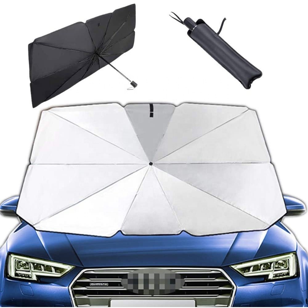 Car Windshield Sun Shade Uv Ray Heat Sun Visor Protector with Logo