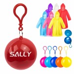 Disposable Keychain Raincoat with Logo