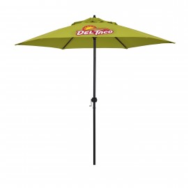 9' Shadetek Series Patio Umbrella with Printed Polyester Cover with Logo