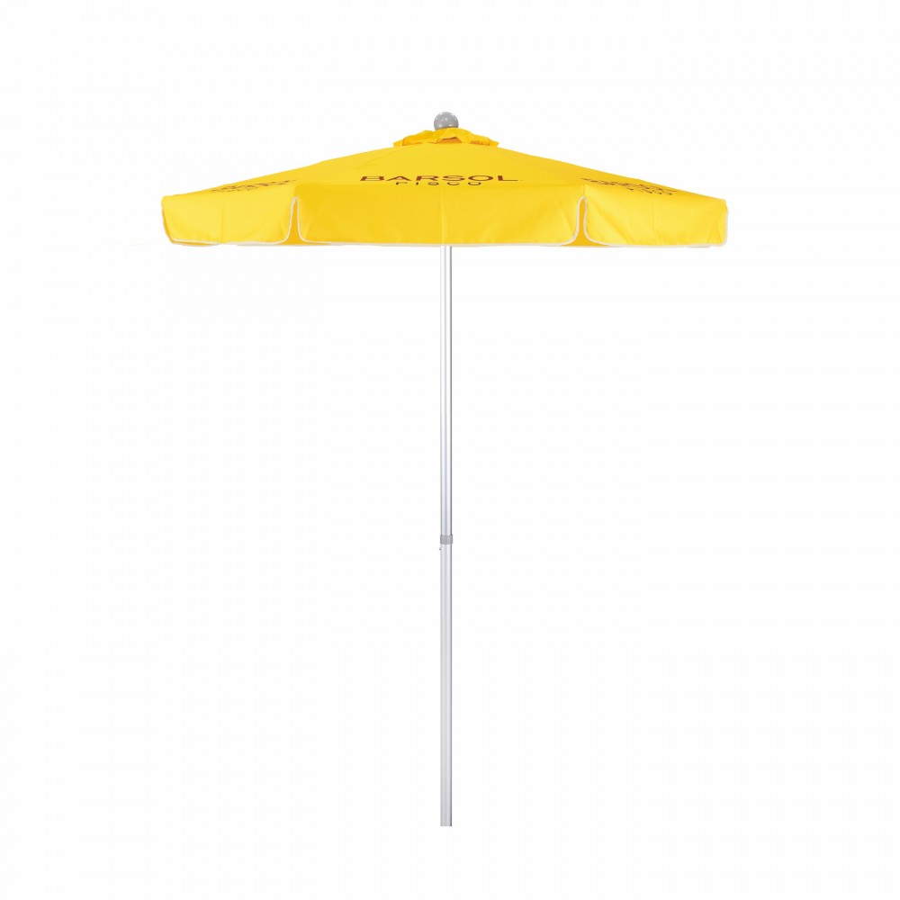 6' Summit Series Patio Umbrella w/ Printed Olefin Cover with Valances with Logo