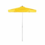 6' Summit Series Patio Umbrella w/ Printed Olefin Cover with Valances with Logo