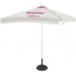 Promotional Square Umbrella with Custom Printed Canopy Custom Printed