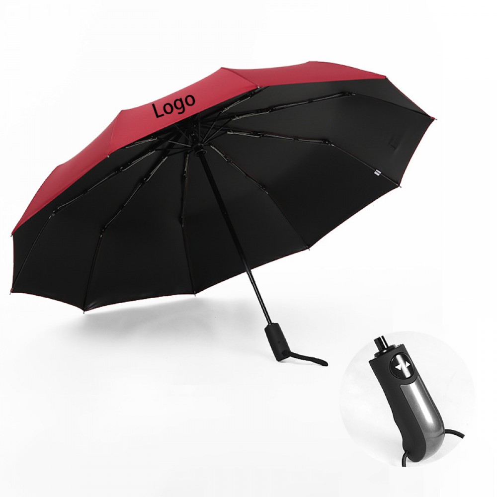 Customized Windproof Automatic Sun/Rain Umbrella