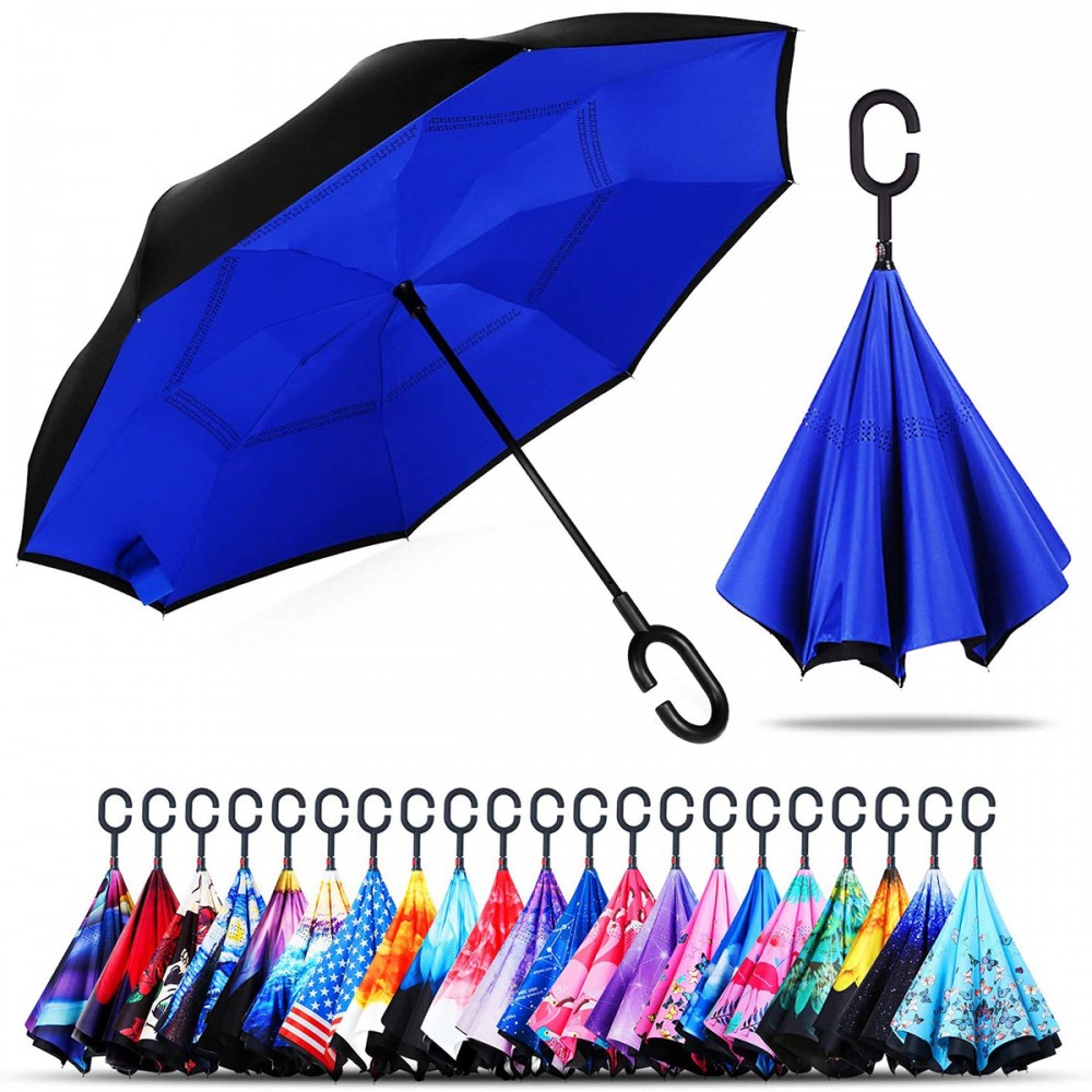 Folding Inversion Umbrella Logo Branded Folding Inversion Umbrella Logo Branded