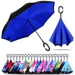 Folding Inversion Umbrella Logo Branded