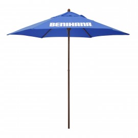 Customized 9' Ironwood Series Patio Umbrella with Printed Olefin Cover
