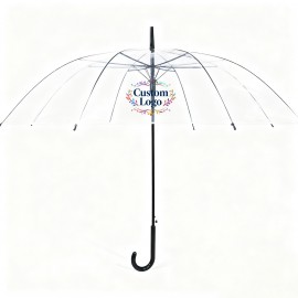 Promotional 46" Clear Auto Open Umbrella