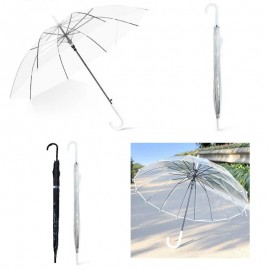Custom Transparent Long-Handled Umbrella