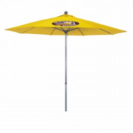Custom 9' Summit Series Commercial Grade Patio Umbrella with Printed Olefin Cover