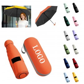 8 Ribs Folding Umbrella with Logo