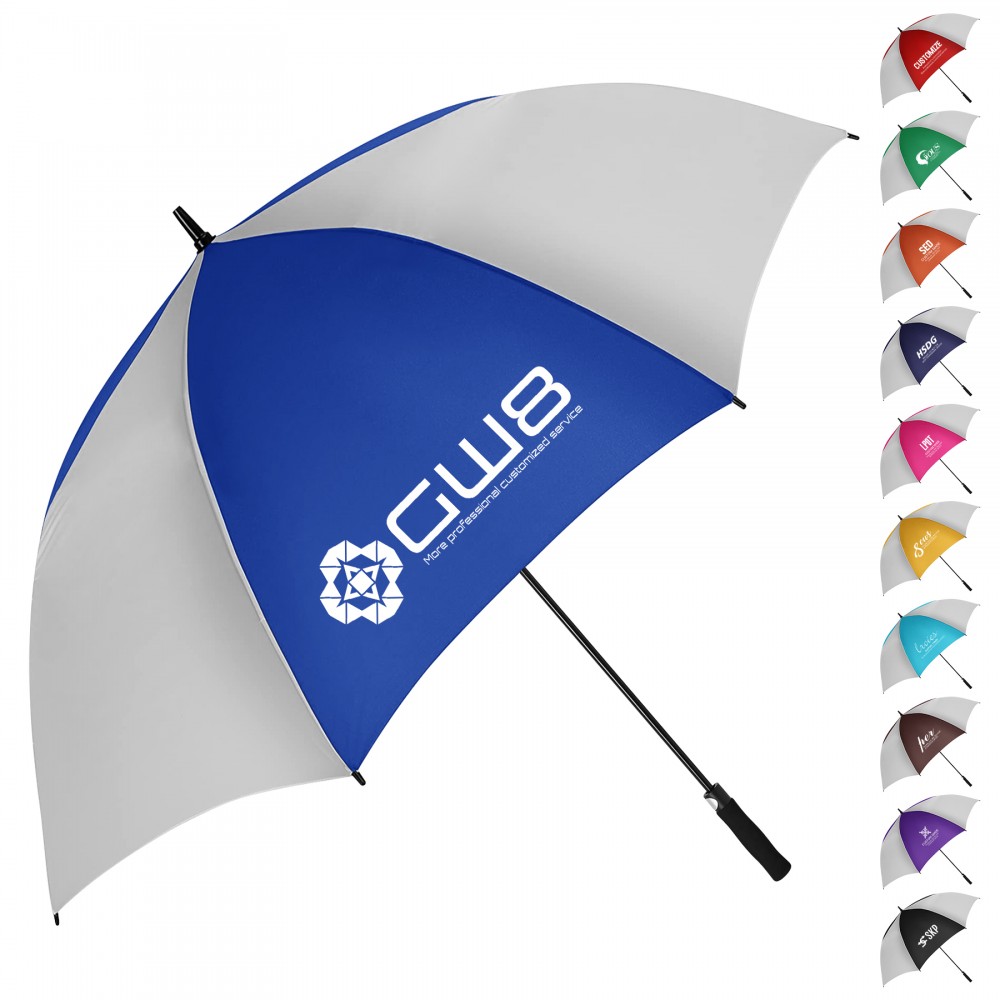 190T Large 2-Person Windproof Umbrella with Logo