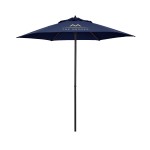 7.5' Shadetek Series Patio Umbrella with Printed Olefin Cover with Logo