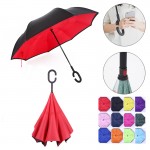 Handless Type C Double Reverse Umbrella Logo Branded