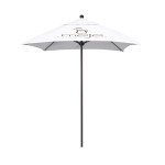 8' Venture Commercial Grade Square Patio Umbrella with Printed Sunbrella Cover with Logo