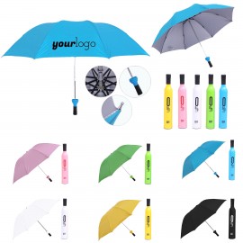 Portable Folding Wine Bottle Umbrella with Logo  Portable Folding Wine Bottle Umbrella with Logo