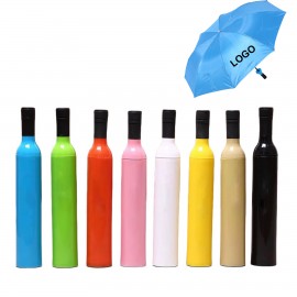 Personalized Wine Bottle Umbrella