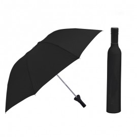 Wine Bottle Shaped Foldable Umbrella with Logo