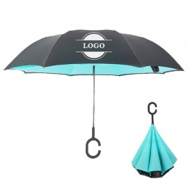 Personalized Handle Windproof Upside Down Umbrellas for Rain  Personalized Handle Windproof Upside Down Umbrellas for Rain