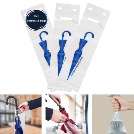 Logo Branded Disposable Plastic Wet Umbrella Bag