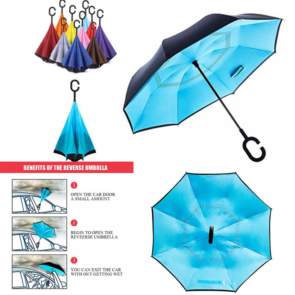 Reverse Umbrella Custom Printed