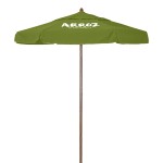 Customized 7.5' Ironwood Series Patio Umbrella with Printed Olefin Cover with Valances