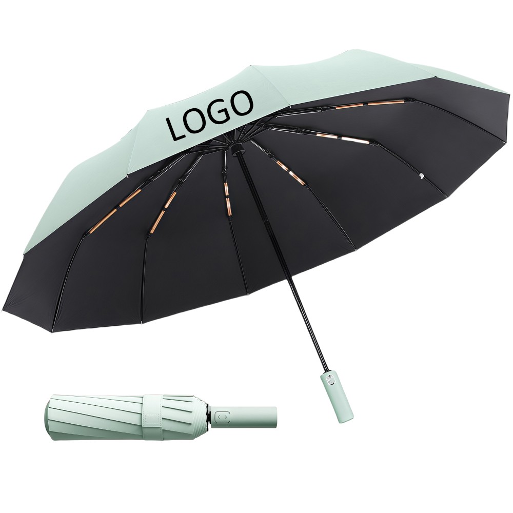 Portable Folding Vinyl Parasol with Logo