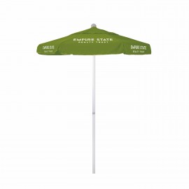 Customized 6' Summit Commercial Grade Patio Umbrella with Printed Sunbrella Cover w/ Valances