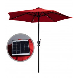 7' LED Market Umbrella with Logo