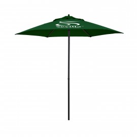 7.5' Shadetek Series Patio Umbrella with Printed Polyester Cover with Logo