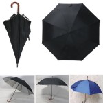 Custom Imprinted Auto Wooden Stick Umbrella