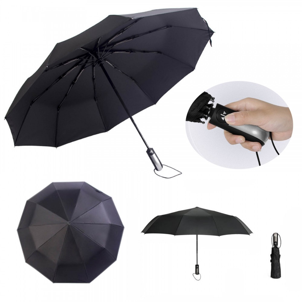 Custom Imprinted 41" Auto Open Folding Umbrella