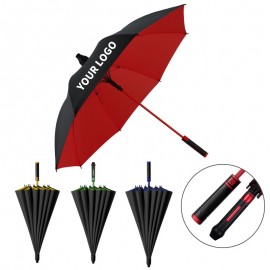 Custom 48" Arc Manual Open Two-Tone Inversion Umbrella  Custom 48" Arc Manual Open Two-Tone Inversion Umbrella