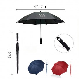 Logo Branded Straight Shaft Business Umbrella