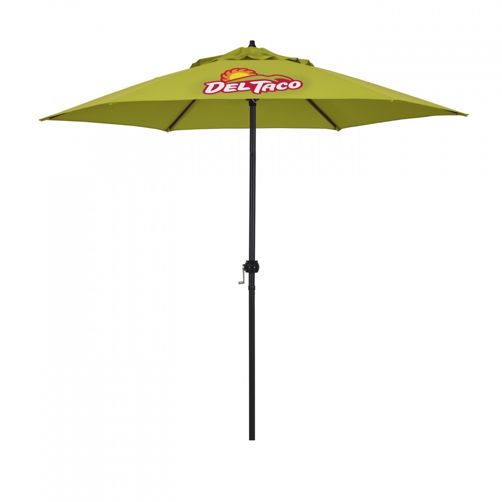 Custom 9' Shadetek Series Patio Umbrella with Printed Olefin Cover