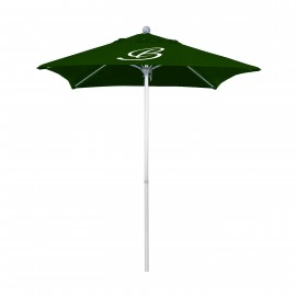 8' Summit Series Square Patio Umbrella with Printed Polyester Cover with Logo