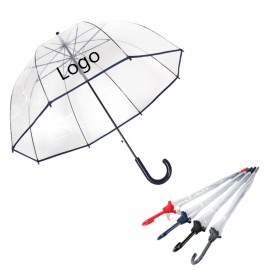 Clear Umbrella with Logo  Clear Umbrella with Logo