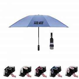 Custom Reverse Umbrella With Reflective Stripe  Custom Reverse Umbrella With Reflective Stripe