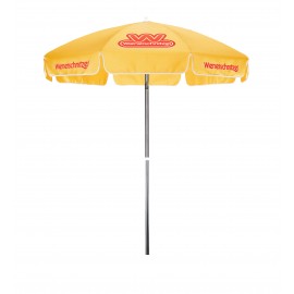 Custom 7.5' Patiomaster Patio Umbrella with Printed Polyester Cover with Valances