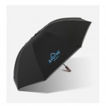 Mechanical transparent handle automatic umbrella with Logo