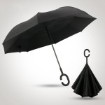 Inverted Umbrella With C Shaped Holder with Logo