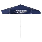 Personalized 9' Summit Commercial Grade Patio Umbrella with Printed Olefin Cover with Valances