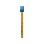 Custom Printed 11" Blue Silicone Baster Brush w/ Bamboo Handle