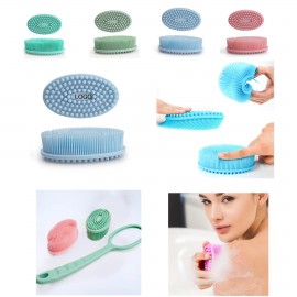 Logo Branded Silicone Bath Brush