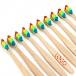 Custom Imprinted Biodegradable Natural Bamboo Toothbrush