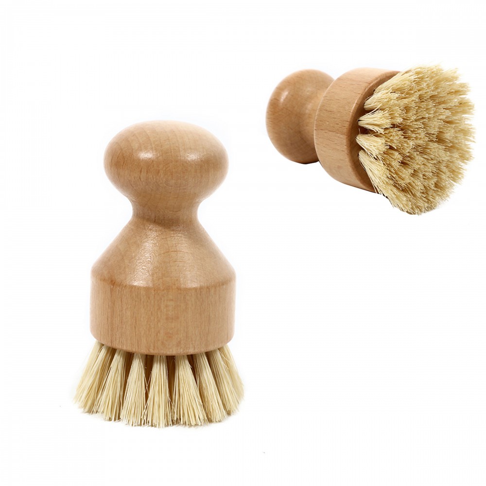 Custom Imprinted Bamboo Kitchen Scrub Brush