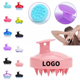 Custom Printed Ergonomic Manual Hair Scalp Shampoo Brush