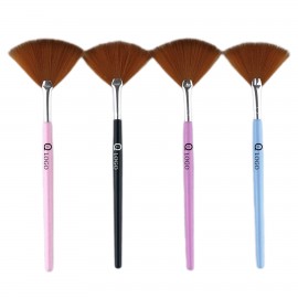 Fan-Shaped Facial Cosmetics Brush Custom Imprinted