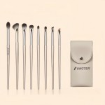 Glam Gold 8-Piece Brush Set With PU Bag Logo Branded