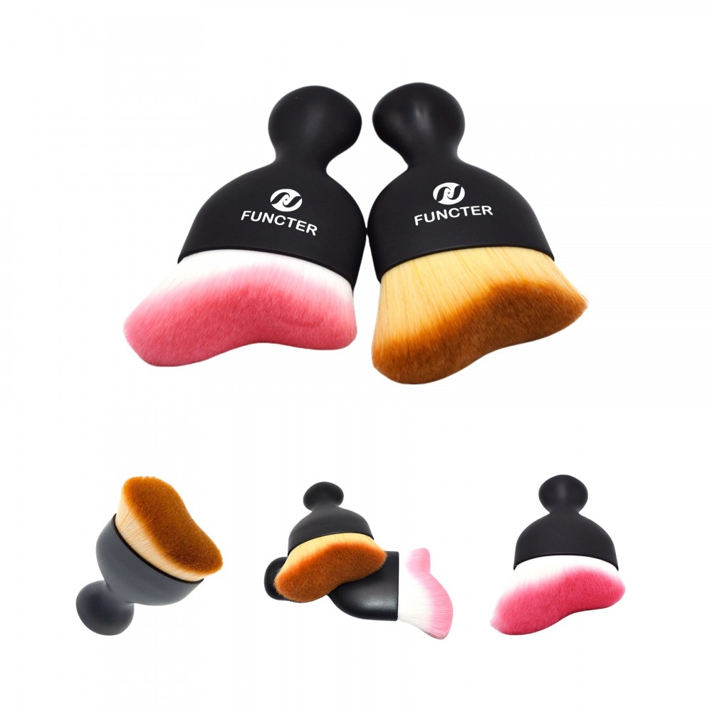 Custom Imprinted Wine Glass Multi-Purpose Makeup Brush